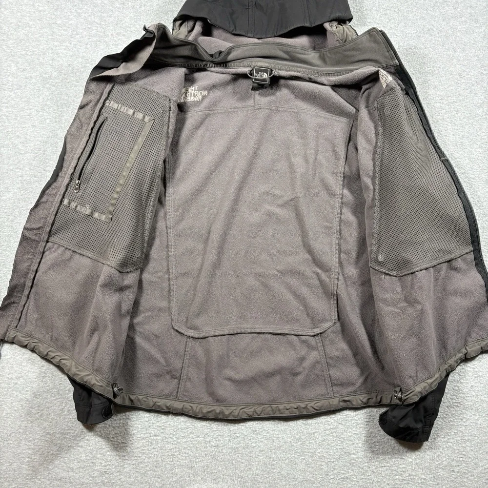 The North Face Summit Series Apex Softshell Jacket Mens Small Black Hooded